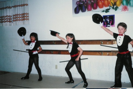 1991 Liz tap dancing