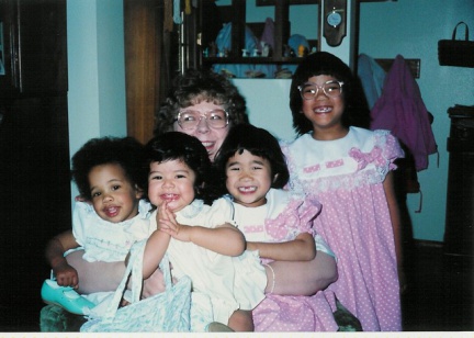 1991 Nancy and girls
