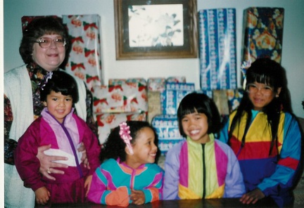 1993 Nancvy and girls