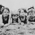 Naomi Betty Gussie Charles circa1923-1924 Beach